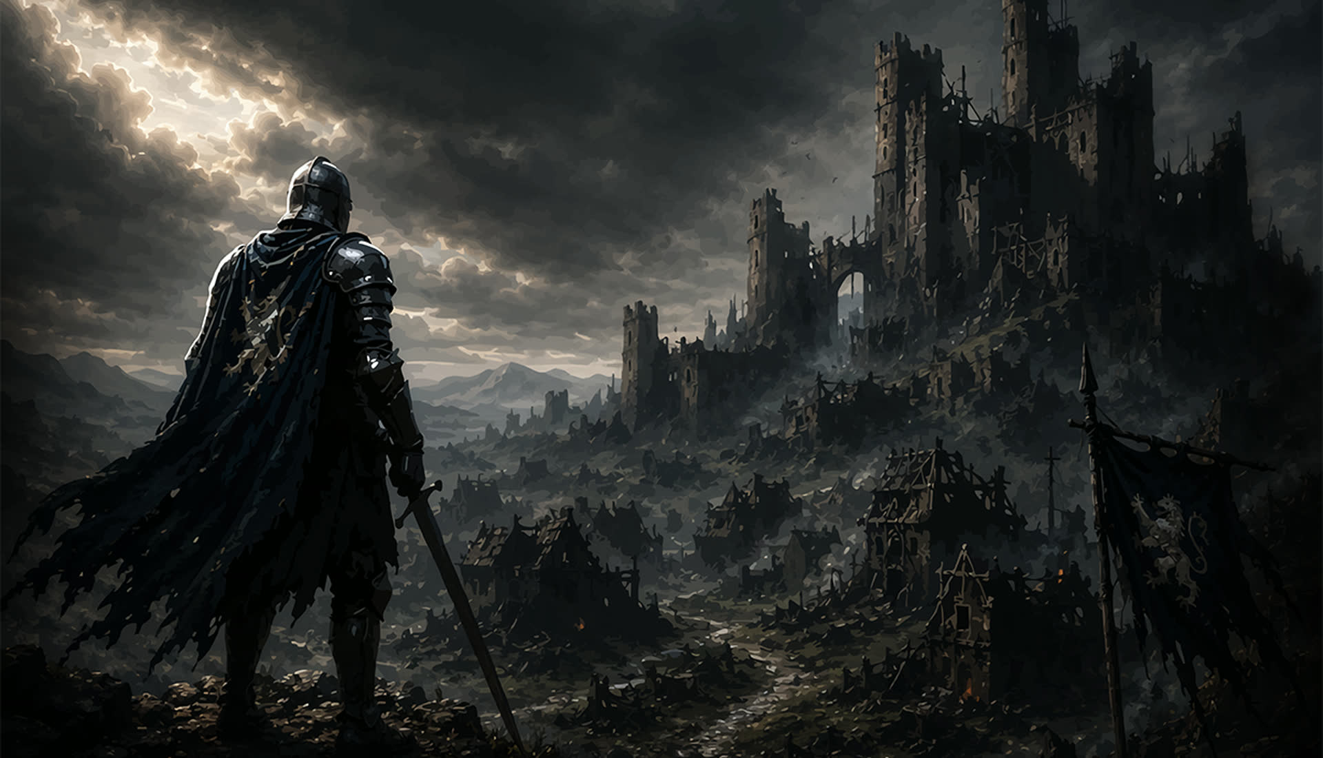 Knightfall Idle key art