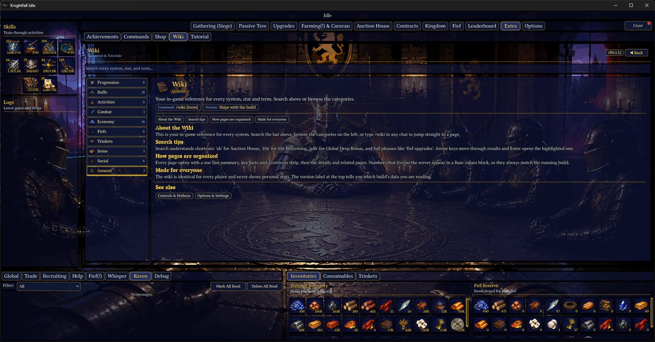 In-game wiki